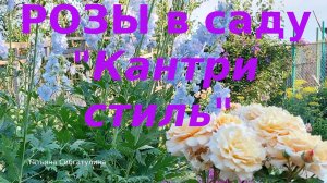 Розы  Мой сад в природном стиле