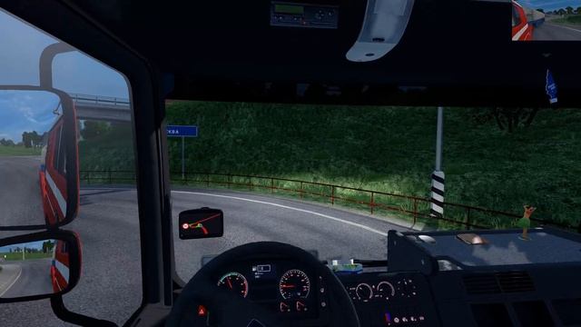 ETS 2 1.25 RusMap v1.6.3 MAN TGA Babruysk - Volokolamsk смотреть онлайн