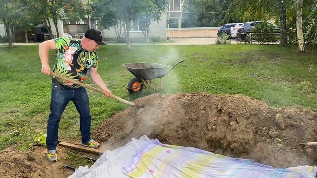 Баранина в земляном тандыре ! мясо в яме узбекский тандыр гушт смотреть онлайн