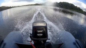 Лодка Ракета РЛ 380 и Tohatsu 9,8 первый выход на воду