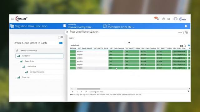 Oracle EBS to Oracle Cloud O2C Data Migration | dataZap - ChainSys смотреть онлайн