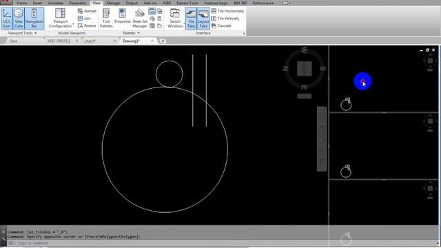 how to Using model space viewports in AutoCad 2016 смотреть онлайн
