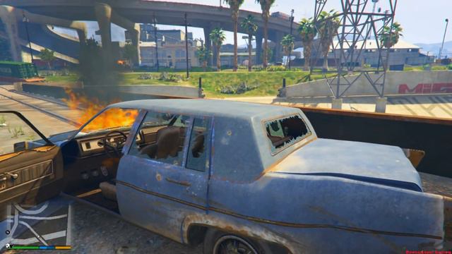 GTA IV, EFLC & GTA V: Train Crash Into Cars Compilation [1080p]