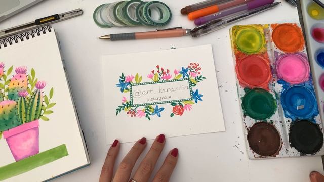 Акварельные беседы и простой рисунок! смотреть онлайн