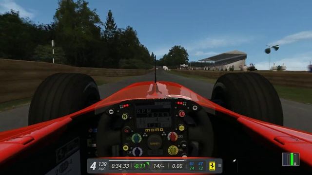 Assetto Corsa - Goodwood FoS Hillclimb - Ferrari F2004 (0:34.09) смотреть онлайн