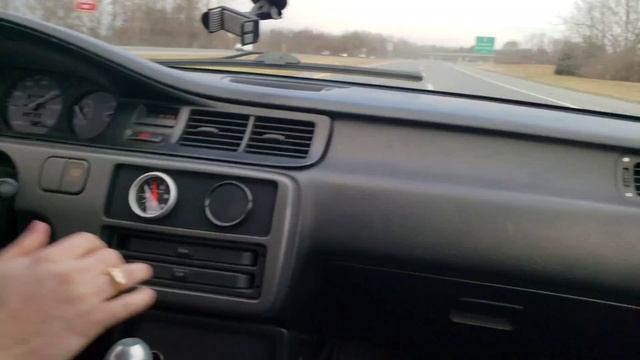 AWD Honda Civic K20 Turbo (fastest car I've been in) смотреть онлайн