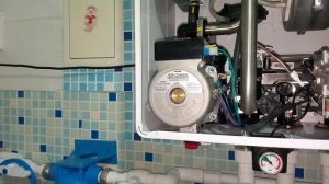 Грязь и мусор, в циркуляционном насосе котла Navien Deluxe C Comfort.