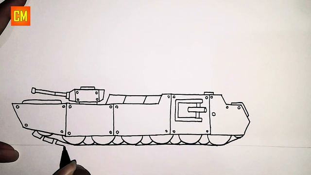 😱 Cara Menggambar Tank | Arta Monster | Homeanimations Tank - Part 2 смотреть онлайн