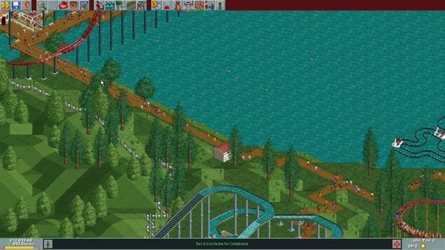 RollerCoaster Tycoon Deluxe - Leafy Lake (1999/2003) [WINDOWS] смотреть онлайн