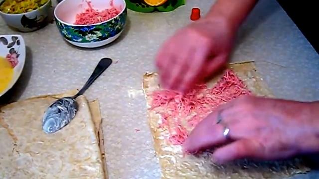 Ленивые пирожки из лаваша на сковороде быстро и вкусно видео рецепт смотреть онлайн