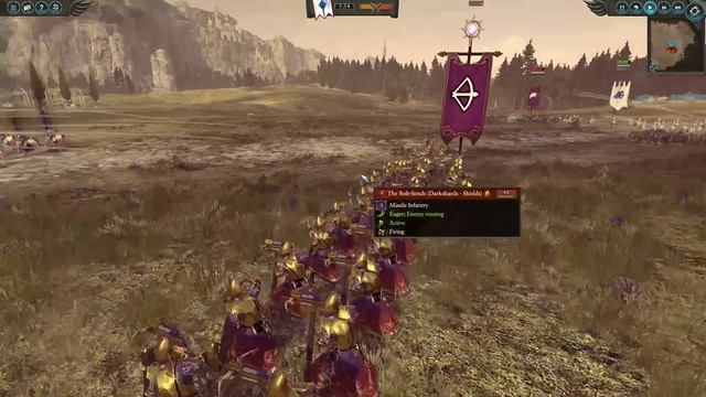 High Elves vs Dark Elves | Total War Warhammer 2 - The Queen & The Crone DLC смотреть онлайн