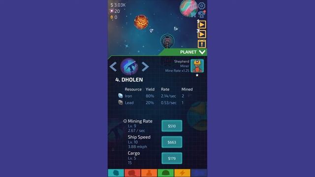Idle Planet Miner Android Walkthrough Part 2 смотреть онлайн