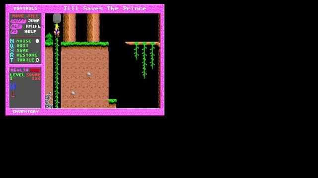 Jill Of The Jungle: Jill Saves The Prince GAMEPLAY