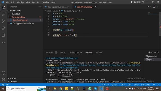 Lecture 6 - Basic Datatypes and Arithmetic Operators in Python | Python Tutorial For Beginners смотреть онлайн