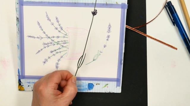 English Lavender! Easy Beginners How to Draw and Watercolor смотреть онлайн