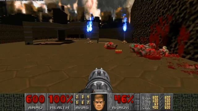 Classic Doom 2 Megawad: The Vilecore MAP15 - Ashwall Plaza смотреть онлайн
