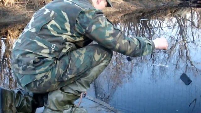 Рыбалка на речке Лодьма