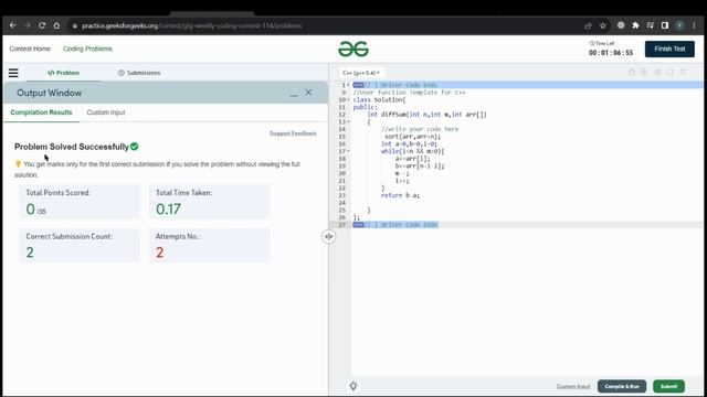 Strong Students in School solution || GFG weekly contest 114 solution || java || C++ || C || python смотреть онлайн