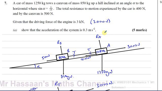 [9] AS/A2 (IAL) Mechanics 1 (M1) Solomon I, Q7, Connected Particles, Inclined Planes смотреть онлайн