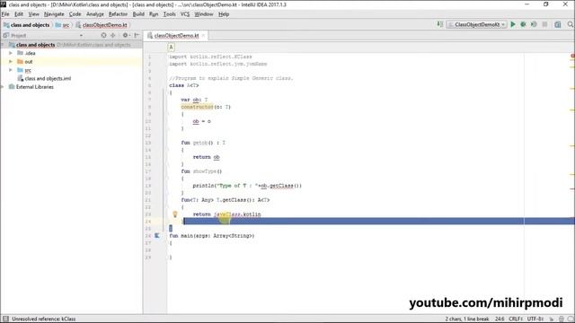 #298 Kotlin Tutorial | Simple Generic class смотреть онлайн