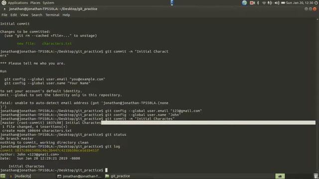 Git Introduction (Linux) смотреть онлайн