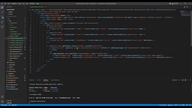 How to create navbar in Angular 15 with bootstrap 5 смотреть онлайн