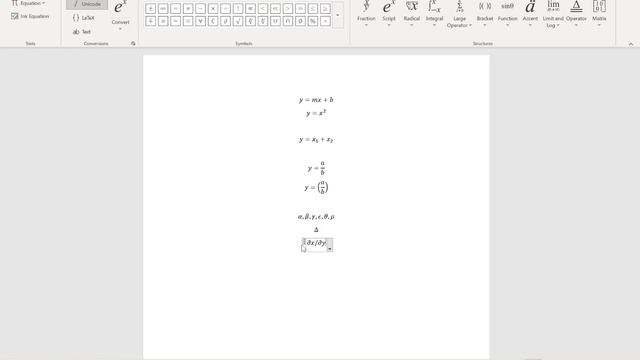 Using Unicode and LaTeX in the Microsoft Equation Editor смотреть онлайн