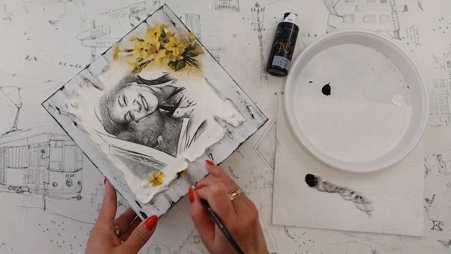 ?Box ,beautiful Love , 3D Flowers ?#decoupage #itdcollection ?