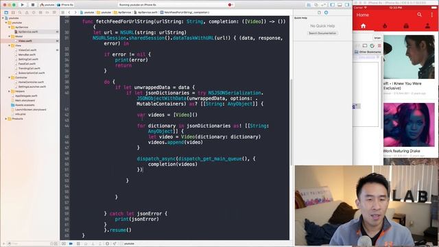 Swift: YouTube - How To Parse JSON With Few Lines (Ep 15) смотреть онлайн