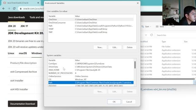 Instalar JAVA JDK y variables de entorno (path y home) смотреть онлайн