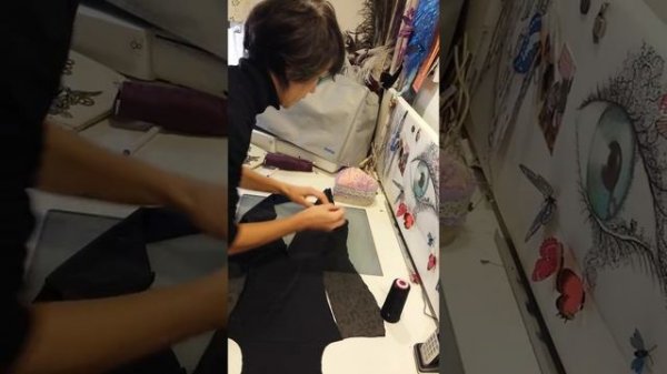 Хитрости работы с бархатом