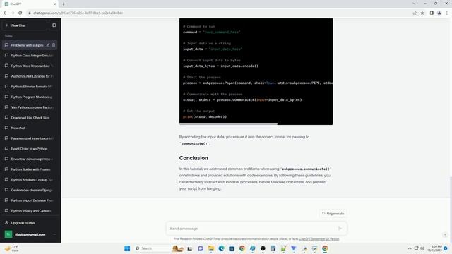 Problem Using Python s subprocess communicate on Windows смотреть онлайн