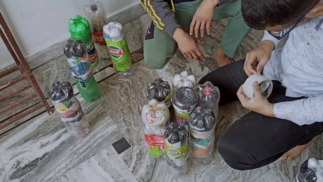 Using Eco bricks To Make Stool. (ECOBRICK MASTERPIECE) смотреть онлайн