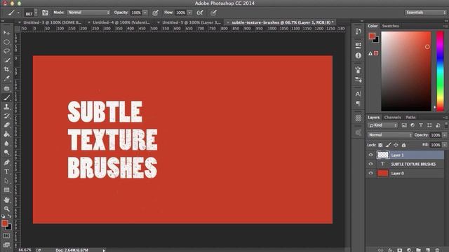 5 Free Photoshop Brushes for Beautiful Graphics смотреть онлайн