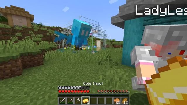 ?МЫ ПРИРУЧИЛИ ЭЛЛЕЙ В МАЙНКРАФТ! ШЕДИ ЛЕСКА И НУБИК MINECRAFT смотреть онлайн