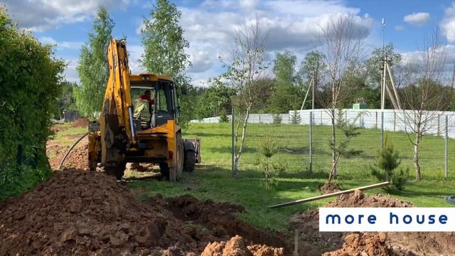 Новолеоново: как прокладываются коммуникации для квартала More House смотреть онлайн