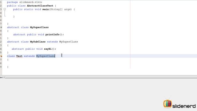 62 Java Abstract Classes Example | смотреть онлайн