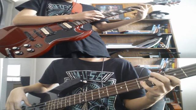 MUSE: Invincible [Bass/Guitar Solo Cover} смотреть онлайн