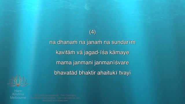 Sri Siksastakam - HH Bhakti Rasamrita Swami смотреть онлайн