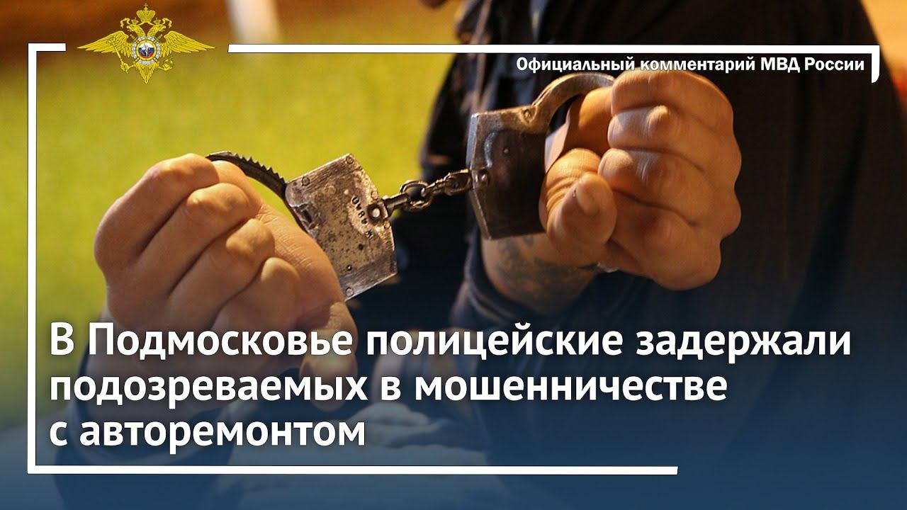 Ирина Волк: В Подмосковье полицейские задержали подозреваемых в мошенничестве с авторемонтом смотреть онлайн
