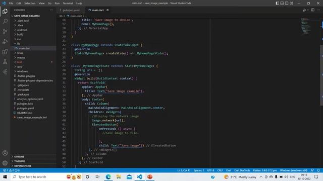 How to save image in flutter? | Save image to file to local storage смотреть онлайн
