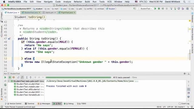 Java@PSU Summer 2017 Week 2, Part 1 смотреть онлайн