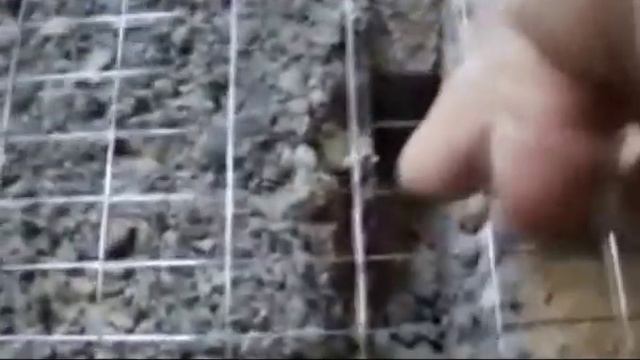 Крепление арматурной сетки на стене