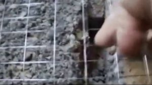 Крепление арматурной сетки на стене
