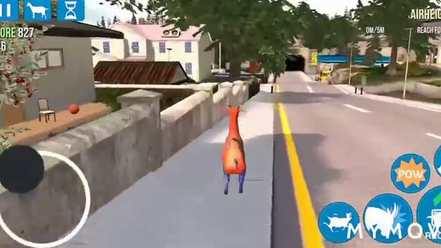 ИГРАЮ В СМЕШНОЙ КОЗЁЛ СИМУЛЯТОР.GOAT SIMULATOR.😅 ! смотреть онлайн