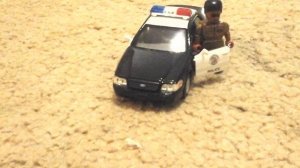 Kinsmart and maisto police car and cars