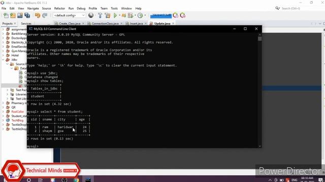 How to Update data into datatable using Java Program | Java Database tutorials | JDBC #06 смотреть онлайн