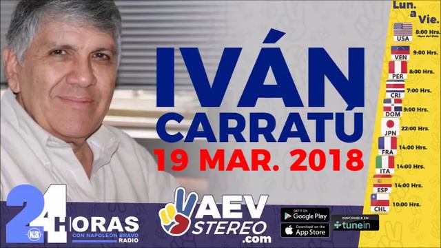 19MAR IVÁN CARRATÚ CON NAPOLÉON BRAVO Y LA VERDAD DE LO QUE PASA EN VENEZUELA смотреть онлайн