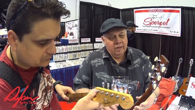 Ron Sperzel Showing us the new Vintage locking Tuner NAMM 2017 Dylan Talks Tone #163 смотреть онлайн
