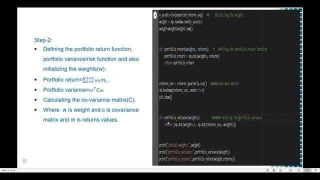 620249 portfolio optimization using gradient descent algorithm python смотреть онлайн